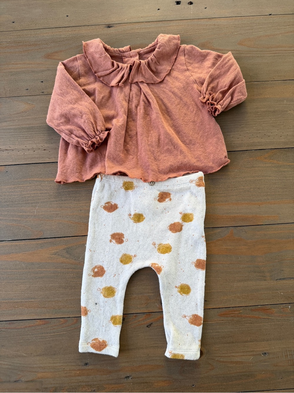 PlayUp Portuguese Brand Rust Top and Bottom Set - 1 Month